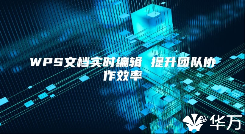 WPS文档实时编辑 提升团队协作效率